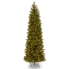 National Tree Company 9 Ft. Downswept Douglas Pencil Slim Fir Artificial Christmas Tree With Clear Lights