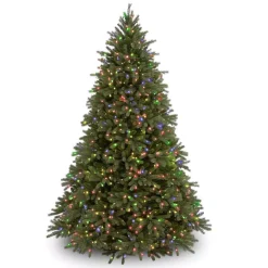 National Tree Company 9 Ft. Jersey Fraser Fir Artificial Christmas Tree With Multicolor Lights