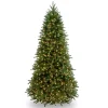 National Tree Company 6.5 Ft. Jersey Fraser Fir Slim Artificial Christmas Tree With Clear Lights -Alpine Corporation Shop national tree company pre lit christmas trees pejf1 304 65 64 1000