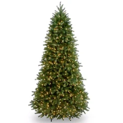 National Tree Company 6.5 Ft. Jersey Fraser Fir Slim Artificial Christmas Tree With Clear Lights