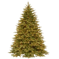 National Tree Company 7-1/2 Ft. Feel Real Nordic Spruce Hinged Artificial Christmas Tree With 1000 Clear Lights
