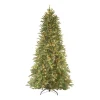National Tree Company 9 Ft. Feel Real Tiffany Fir Slim Hinged Artificial Christmas Tree With 800 Clear Lights -Alpine Corporation Shop national tree company pre lit christmas trees petf3 304 90 64 1000