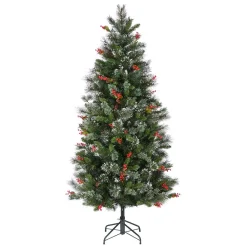 National Tree Company 6.5 Ft. Wintry Pine Medium Artificial Christmas Tree With Clear Lights 12 National Tree Company 6.5 Ft. Wintry Pine Medium Artificial Christmas Tree With Clear Lights -Alpine Corporation Shop national tree company pre lit christmas trees wp1 308 65 44 1000