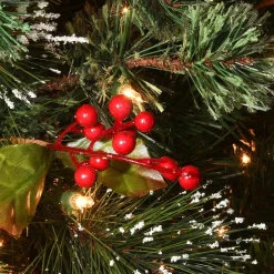 National Tree Company 6.5 Ft. Wintry Pine Medium Artificial Christmas Tree With Clear Lights 13 National Tree Company 6.5 Ft. Wintry Pine Medium Artificial Christmas Tree With Clear Lights -Alpine Corporation Shop national tree company pre lit christmas trees wp1 308 65 fa 1000