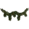 Nearly Natural 9 Ft. X 12 In. Hanging Icicle Artificial Christmas Garland With 50 Multi-Colored LED Lights, Berries And Pine Cones -Alpine Corporation Shop nearly natural christmas garland 4458 64 1000