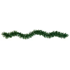 Nearly Natural 9 Ft. Battery Operated Pre-lit Artificial Christmas Pine Garland With 50 Warm White LED Lights 9 Nearly Natural 9 Ft. Battery Operated Pre-lit Artificial Christmas Pine Garland With 50 Warm White LED Lights -Alpine Corporation Shop nearly natural christmas garland w1100 4f 1000