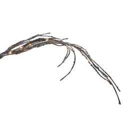 Noble House 6 Ft. Snowy White Battery Operated Pre-Lit Warm White LED Artificial Christmas Garland -Alpine Corporation Shop noble house christmas garland 83948 1f 1000