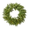 Noble House 24 In. Battery Operated Pre-Lit LED Artificial Christmas Wreath 2 Noble House 24 In. Battery Operated Pre-Lit LED Artificial Christmas Wreath -Alpine Corporation Shop noble house christmas wreaths 54824 64 1000