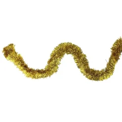 Northlight 50 Ft. Unlit Traditional Shiny Gold Christmas Foil Tinsel Garland