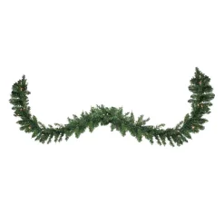 Northlight 108 In. Pre-Lit Buffalo Fir Artificial Christmas Garland With Clear Lights
