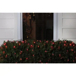 Northlight 4 Ft. X 6 Ft. Red LED Net Style Christmas Lights With Green Wire -Alpine Corporation Shop northlight christmas net lights 32605125 c3 1000