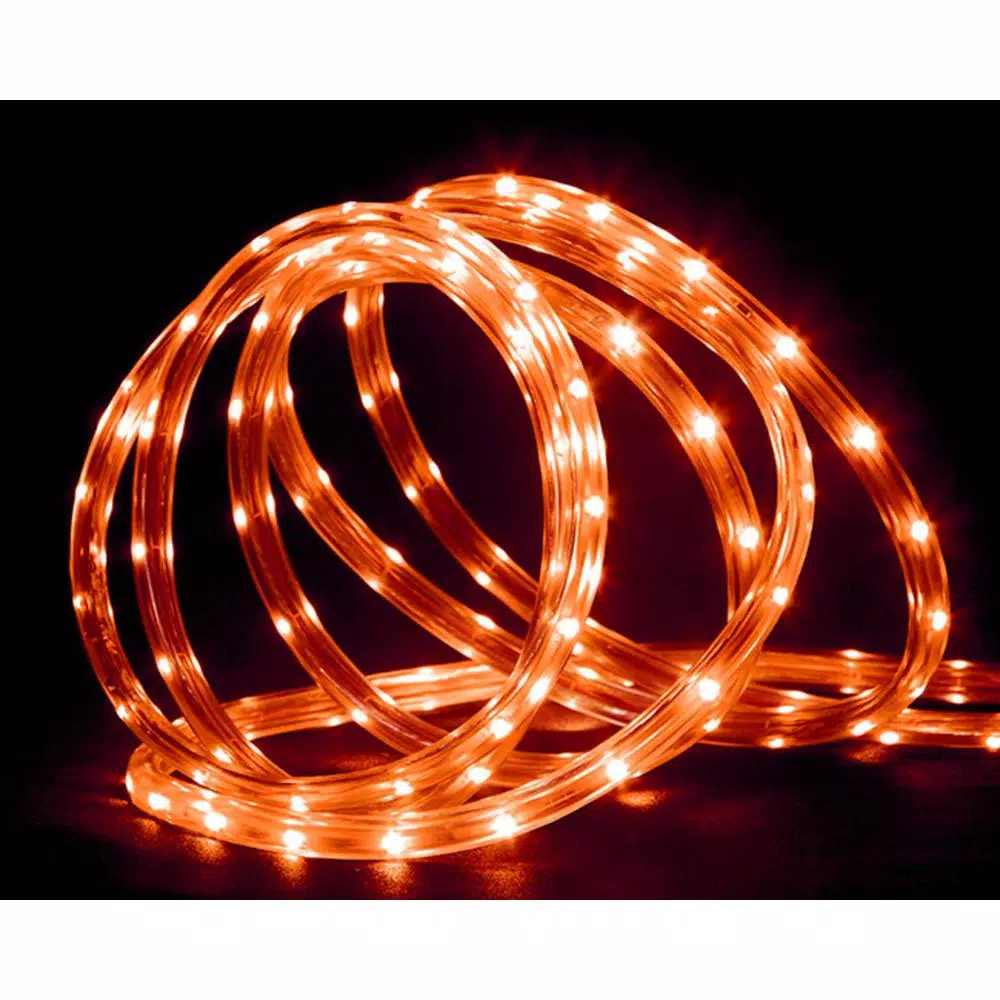 Northlight 18 Ft. 108-Light Orange Indoor/Outdoor LED Christmas Rope Lights 3 Northlight 18 Ft. 108-Light Orange Indoor/Outdoor LED Christmas Rope Lights