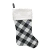 Northlight 23 In. Black And White Polyester Rustic Checkered Christmas Stocking 2 Northlight 23 In. Black And White Polyester Rustic Checkered Christmas Stocking -Alpine Corporation Shop northlight christmas stockings 33530787 64 1000