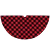 Northlight 20 In. Red And Black Buffalo Plaid Mini Christmas Tree Skirt