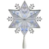 Northlight 10 In. Silver 8-Point Snowflake Christmas Tree Topper β Blue Lights 2 Northlight 10 In. Silver 8-Point Snowflake Christmas Tree Topper β Blue Lights -Alpine Corporation Shop northlight christmas tree toppers 32606354 64 1000