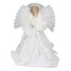 Northlight 13 In. Lighted B/O Fiber Optic Angel With White Gown Christmas Tree Topper 1 Northlight 13 In. Lighted B/O Fiber Optic Angel With White Gown Christmas Tree Topper -Alpine Corporation Shop northlight christmas tree toppers 32606676 64 1000