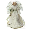 Northlight 14 In. Lighted B/O Fiber Optic Angel In Cream And Gold Gown Christmas Tree Topper 1 Northlight 14 In. Lighted B/O Fiber Optic Angel In Cream And Gold Gown Christmas Tree Topper -Alpine Corporation Shop northlight christmas tree toppers 32606678 64 1000