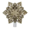 Northlight 8.5 In. Lighted Battery Operated Wooden Snowflake Christmas Tree Topper With Clear Lights -Alpine Corporation Shop northlight christmas tree toppers 33388877 64 1000