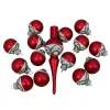 Northlight 1.25 In. To 5.5 In. Red Green And White Frosted Christmas Tree Topper And Glass Ornament Set (15-Count) 2 Northlight 1.25 In. To 5.5 In. Red Green And White Frosted Christmas Tree Topper And Glass Ornament Set (15-Count) -Alpine Corporation Shop northlight christmas tree toppers 33816723 64 1000