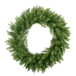 Northlight 36 In. Pre-Lit Northern Pine Artificial Christmas Wreath With Multi-Color Lights