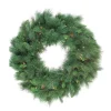 Northlight 48 In. PreLlit White Valley Pine Artificial Christmas Wreath With Clear Lights -Alpine Corporation Shop northlight christmas wreaths 32913311 64 1000