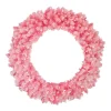 Northlight 36 In. Pre-Lit Flocked Pink Artificial Christmas Wreath With Clear Lights 1 Northlight 36 In. Pre-Lit Flocked Pink Artificial Christmas Wreath With Clear Lights -Alpine Corporation Shop northlight christmas wreaths 32915354 64 1000
