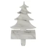 Northlight 8 In. Black And White Marbled Tree Christmas Stocking Holder