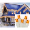 Sienna Set Of 70 Amber-Orange LED Wide Angle Icicle Christmas Lights – White Wire 2 Sienna Set Of 70 Amber-Orange LED Wide Angle Icicle Christmas Lights – White Wire -Alpine Corporation Shop sienna icicle lights 25244481 64 1000
