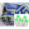 Sienna 70-Light LED Green Wide Angle Icicle Christmas Lights With White Wire 2 Sienna 70-Light LED Green Wide Angle Icicle Christmas Lights With White Wire -Alpine Corporation Shop sienna icicle lights 25245336 64 1000