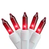 Sienna Set Of 100 Red Mini Icicle Christmas Lights β White Wire 1 Sienna Set Of 100 Red Mini Icicle Christmas Lights β White Wire -Alpine Corporation Shop sienna icicle lights 25250541 64 1000