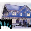 Sienna Set Of 100 Teal Mini Icicle Christmas Lights – White Wire 1 Sienna Set Of 100 Teal Mini Icicle Christmas Lights – White Wire -Alpine Corporation Shop sienna icicle lights 25250675 64 1000