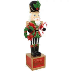 Sunnydaze Decor 48 In. Christmas Nutcracker Indoor/Outdoor Statue