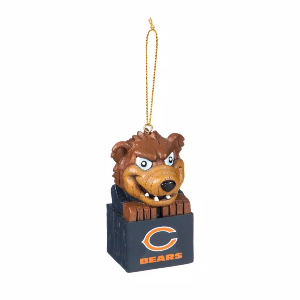 Team Sports America Chicago Bears 1-1/2 In. NFL Mascot Tiki Totem Christmas Ornament 3 Team Sports America Chicago Bears 1-1/2 In. NFL Mascot Tiki Totem Christmas Ornament