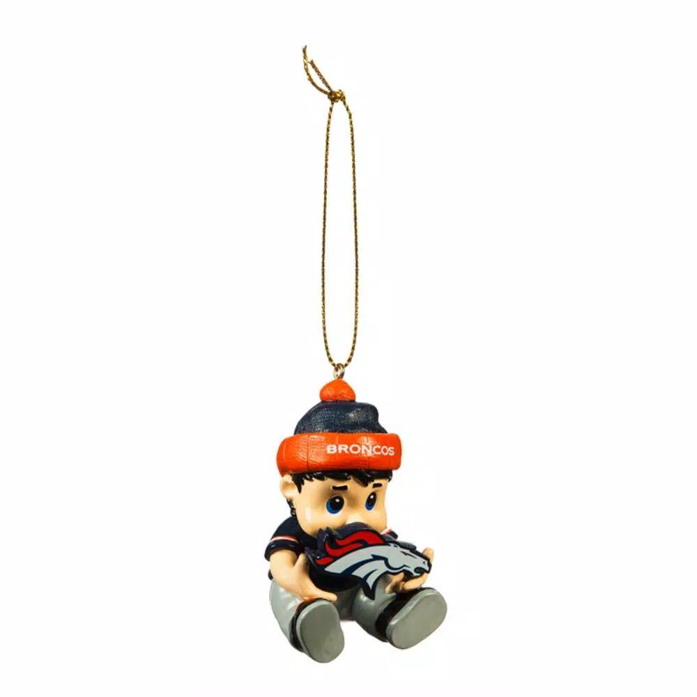 Team Sports America Denver Broncos 2 In. NFL New Lil Fan Christmas Ornament 3 Team Sports America Denver Broncos 2 In. NFL New Lil Fan Christmas Ornament