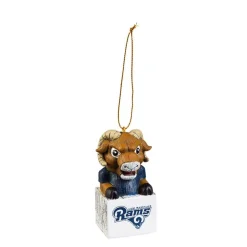 Team Sports America Los Angeles Rams 1-1/2 In. NFL Mascot Tiki Totem Christmas Ornament