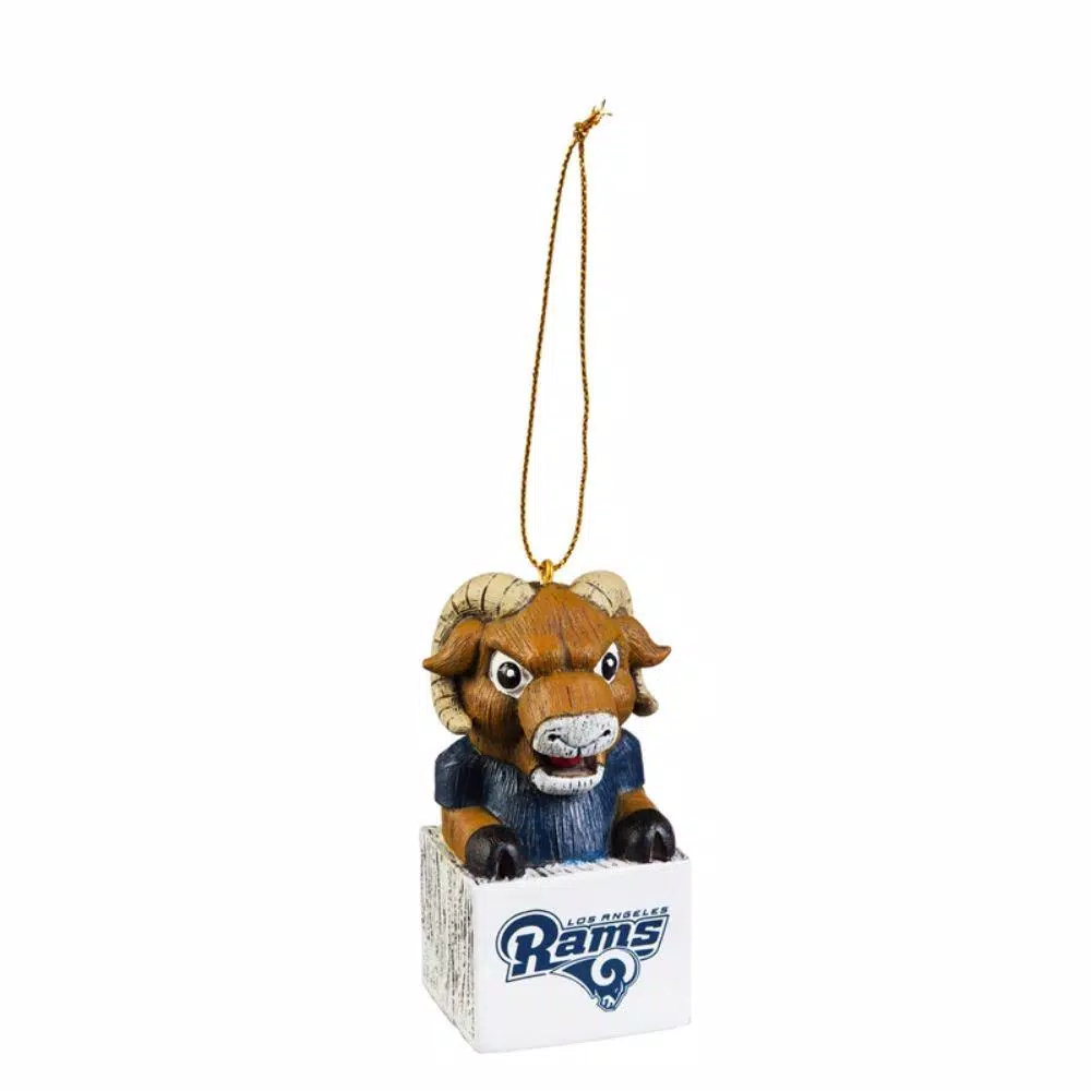 Team Sports America Los Angeles Rams 1-1/2 In. NFL Mascot Tiki Totem Christmas Ornament 3 Team Sports America Los Angeles Rams 1-1/2 In. NFL Mascot Tiki Totem Christmas Ornament