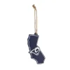 Team Sports America Los Angeles Rams 5 In. NFL Team State Christmas Ornament 1 Team Sports America Los Angeles Rams 5 In. NFL Team State Christmas Ornament -Alpine Corporation Shop team sports america christmas ornaments 3ot3828state 64 1000