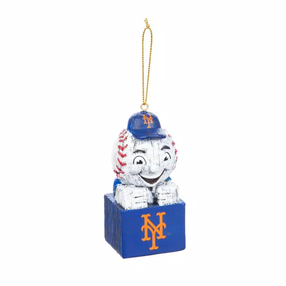 Team Sports America New York Mets 1-1/2 In. MLB Mascot Tiki Totem Christmas Ornament 3 Team Sports America New York Mets 1-1/2 In. MLB Mascot Tiki Totem Christmas Ornament