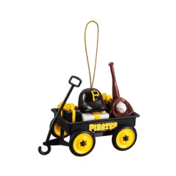 Team Sports America Pittsburgh Pirates 1-3/4 In. MLB Team Wagon Christmas Ornament