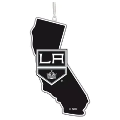 Team Sports America Los Angeles Kings 5 In. NHL Team State Christmas Ornament