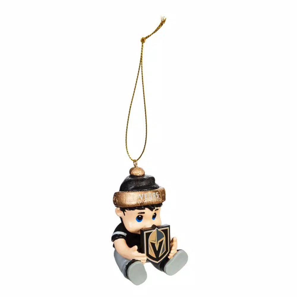 Team Sports America Las Vegas Golden Knights 2 In. NHL New Lil Fan Christmas Ornament 3 Team Sports America Las Vegas Golden Knights 2 In. NHL New Lil Fan Christmas Ornament