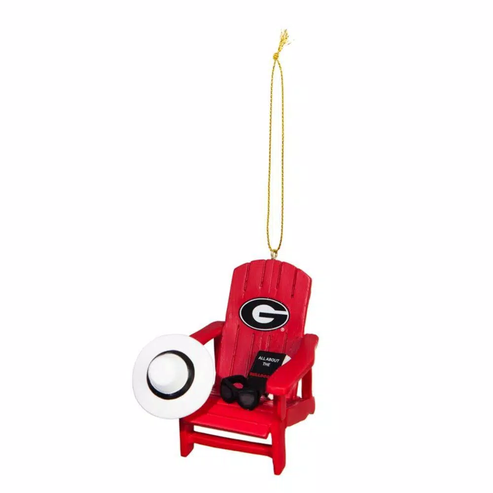 Team Sports America University Of Georgia 3-1/2 In. NCAA Adirondack Chair Christmas Ornament 3 Team Sports America University Of Georgia 3-1/2 In. NCAA Adirondack Chair Christmas Ornament