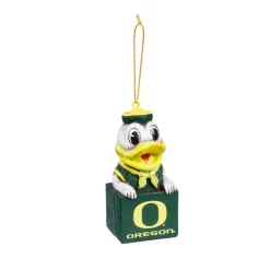 Team Sports America University Of Oregon 1-1/2 In. NCAA Mascot Tiki Totem Christmas Ornament