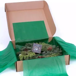 VAN ZYVERDEN 20 In. Live Fresh Cut Pacific Northwest Mixed Christmas Wreath Pine Cone Decorated -Alpine Corporation Shop van zyverden christmas wreaths 87433 44 1000