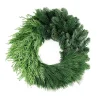 VAN ZYVERDEN 24 In. Live Fresh Cut Pacific Northwest Modern Block Christmas Wreath 2 VAN ZYVERDEN 24 In. Live Fresh Cut Pacific Northwest Modern Block Christmas Wreath -Alpine Corporation Shop van zyverden christmas wreaths 87436 64 1000