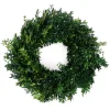 VAN ZYVERDEN 22 In. Live Fresh Cut Blue Ridge Mountain Box Wood Christmas Wreath -Alpine Corporation Shop van zyverden christmas wreaths 87552 64 1000