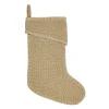 VHC Brands 15 In. Cotton Natural Nowell Farmhouse Christmas Decor Stocking -Alpine Corporation Shop vhc brands christmas stockings 28821 64 1000