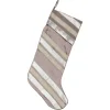 VHC Brands 20 In. Viscose/Polyester Allura Dove Grey Glam Christmas Decor Stocking -Alpine Corporation Shop vhc brands christmas stockings 31977 64 1000