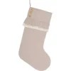 VHC Brands 20 In. Cotton Carol Khaki Tan Farmhouse Christmas Decor Chambray Stocking 1 VHC Brands 20 In. Cotton Carol Khaki Tan Farmhouse Christmas Decor Chambray Stocking -Alpine Corporation Shop vhc brands christmas stockings 42389 64 1000