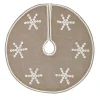 VHC Brands 21 In. Pearlescent Natural Tan Coastal Christmas Decor Mini Tree Skirt 2 VHC Brands 21 In. Pearlescent Natural Tan Coastal Christmas Decor Mini Tree Skirt -Alpine Corporation Shop vhc brands christmas tree skirts collars 32187 64 1000